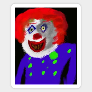 Evil clown 2 Sticker